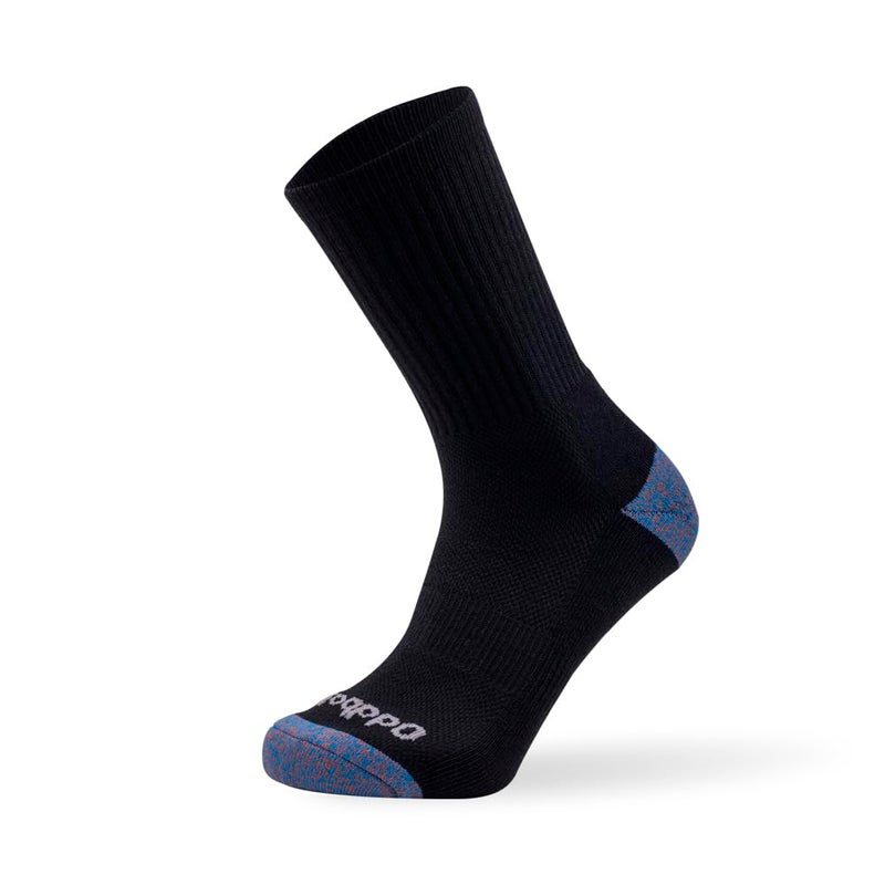 Oddball Menâ€™s Performance Crew Socks XXL (Size 15-18) | 3-Pack Large Athletic Socks with COOLMAX Cotton Blend, Arch Support & Seamless Toe, Black - Image 3